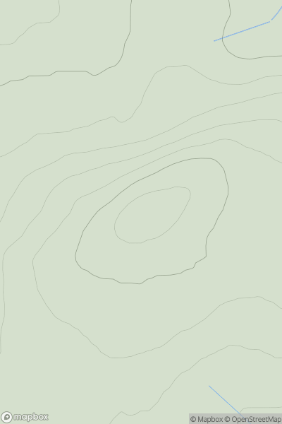 Thumbnail image for Ward Hill (S. Ronaldsay) showing contour plot for surrounding peak