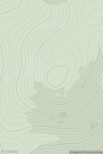 Thumbnail image for Conachcraig showing contour plot for surrounding peak