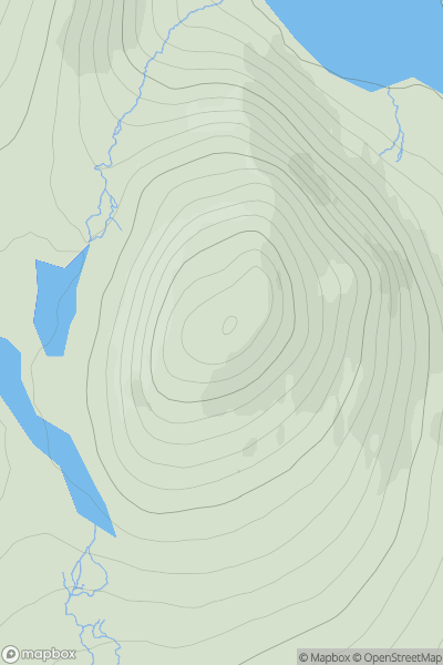 Thumbnail image for Coduinn showing contour plot for surrounding peak