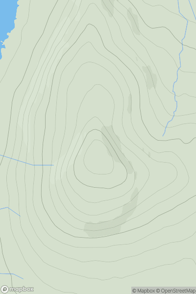 Thumbnail image for Cleit Faoph (Cleit Faof) showing contour plot for surrounding peak