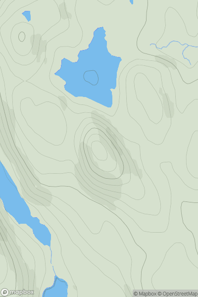 Thumbnail image for Niosa Mhor (Nisa Mhor) showing contour plot for surrounding peak