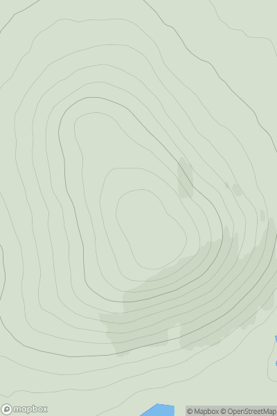 Thumbnail image for Uineabhal (Uneval) showing contour plot for surrounding peak