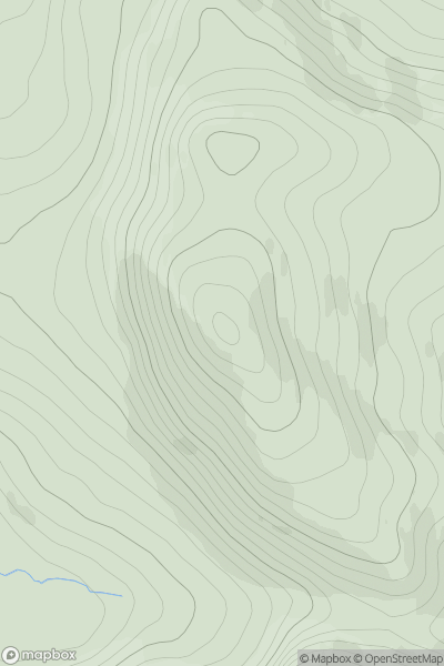 Thumbnail image for Grianan showing contour plot for surrounding peak