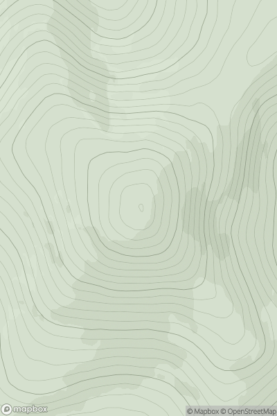 Thumbnail image for Mount Blair showing contour plot for surrounding peak