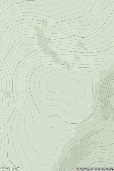 Thumbnail image for Badandun Hill showing contour plot for surrounding peak