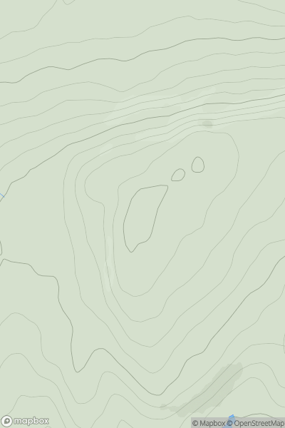 Thumbnail image for Auchineden Hill showing contour plot for surrounding peak