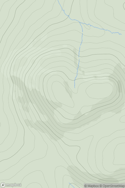 Thumbnail image for Northballo Hill showing contour plot for surrounding peak