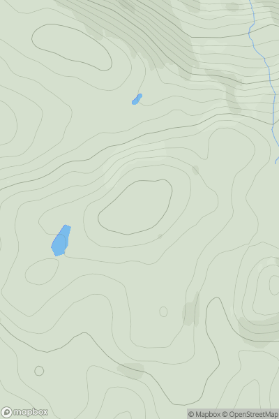 Thumbnail image for Culteuchar Hill showing contour plot for surrounding peak