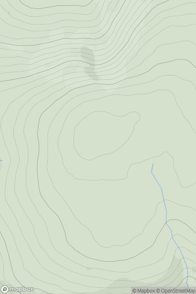 Thumbnail image for Auchnafree Hill showing contour plot for surrounding peak