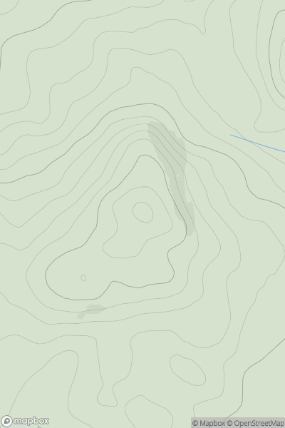 Thumbnail image for Murrayshall Hill showing contour plot for surrounding peak