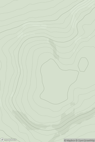 Thumbnail image for Fothringham Hill showing contour plot for surrounding peak