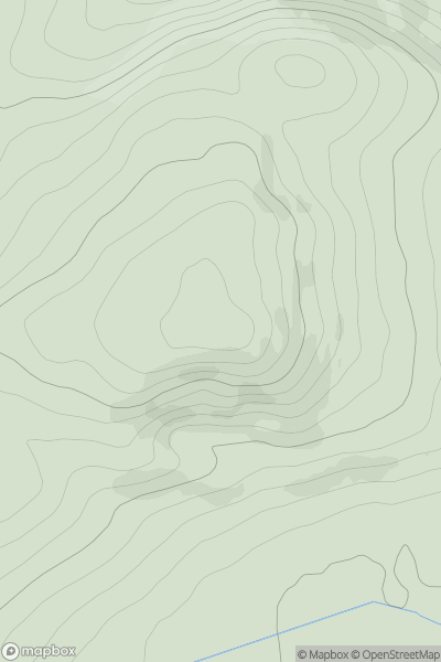Thumbnail image for Lucklaw Hill showing contour plot for surrounding peak