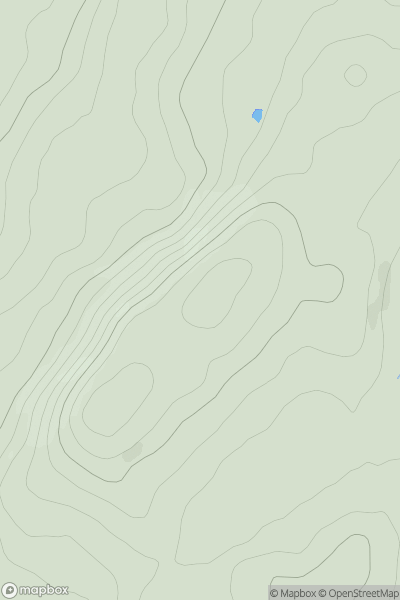 Thumbnail image for Knockour Hill - Mount Misery showing contour plot for surrounding peak