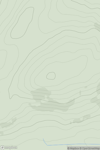 Thumbnail image for Carmichael Hill showing contour plot for surrounding peak