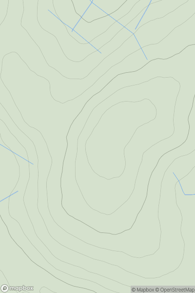 Thumbnail image for Dillar Hill showing contour plot for surrounding peak