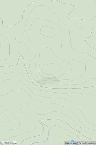 Thumbnail image for Corlick Hill showing contour plot for surrounding peak