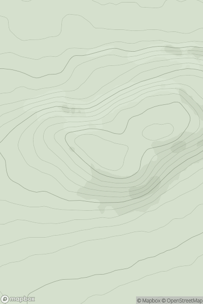 Thumbnail image for Mochrum Hill showing contour plot for surrounding peak
