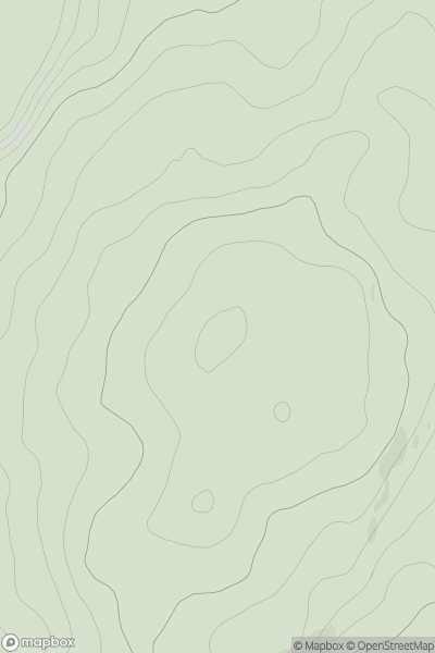 Thumbnail image for Barbay Hill showing contour plot for surrounding peak