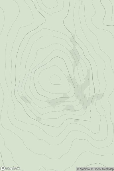 Thumbnail image for Cairn Edward Hill showing contour plot for surrounding peak