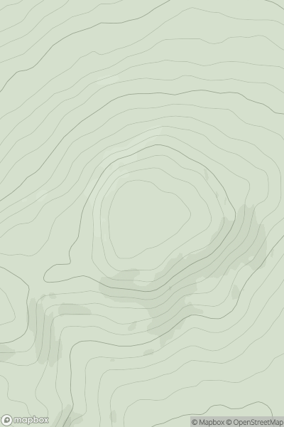 Thumbnail image for Knockeans Hill showing contour plot for surrounding peak