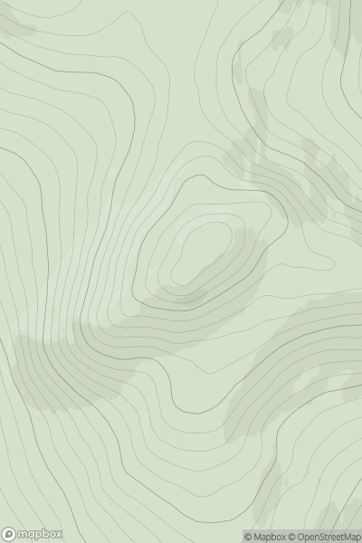 Thumbnail image for The Coyles of Muick showing contour plot for surrounding peak