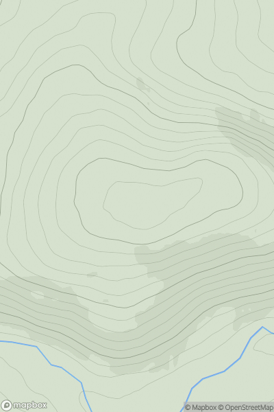 Thumbnail image for Kirklea showing contour plot for surrounding peak