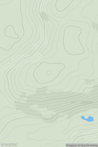 Thumbnail image for Crawston Hill showing contour plot for surrounding peak