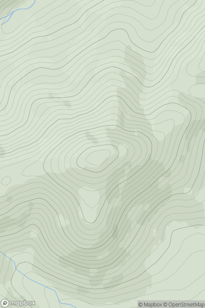 Thumbnail image for Carnethy Hill showing contour plot for surrounding peak