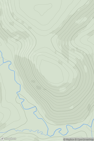 Thumbnail image for Whiteside Law showing contour plot for surrounding peak