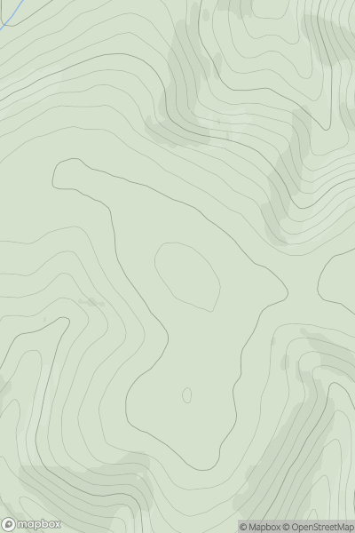 Thumbnail image for Wester Dod (Monynut Edge) showing contour plot for surrounding peak