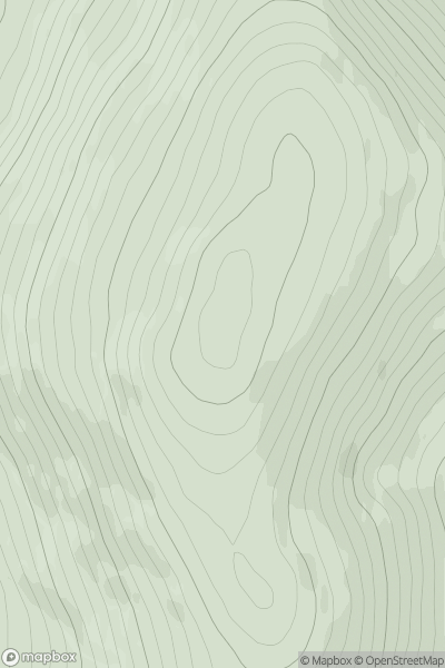 Thumbnail image for Hare Cairn showing contour plot for surrounding peak