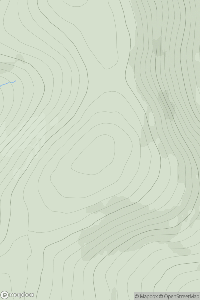 Thumbnail image for Creigh Hill showing contour plot for surrounding peak