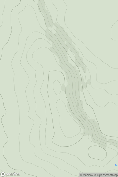 Thumbnail image for Corstorphine Hill showing contour plot for surrounding peak