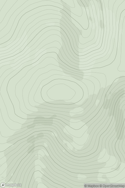 Thumbnail image for Tewsgill Hill showing contour plot for surrounding peak