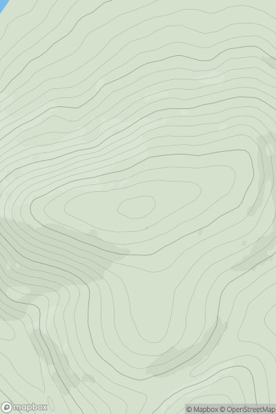 Thumbnail image for Startup Hill showing contour plot for surrounding peak