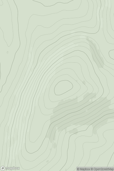 Thumbnail image for Rough Side (Quarter Wood Hill) showing contour plot for surrounding peak