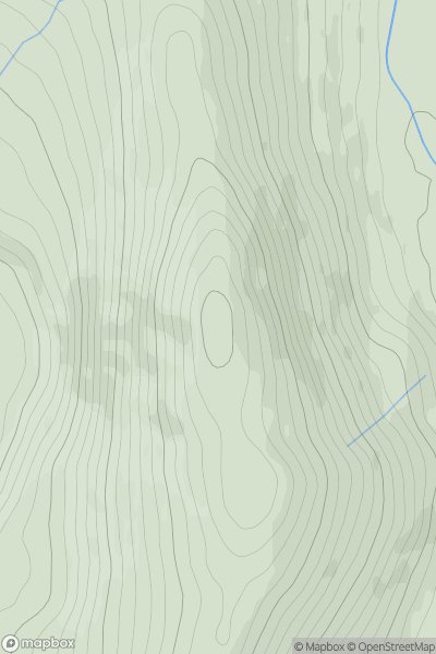 Thumbnail image for Potholm Hill showing contour plot for surrounding peak