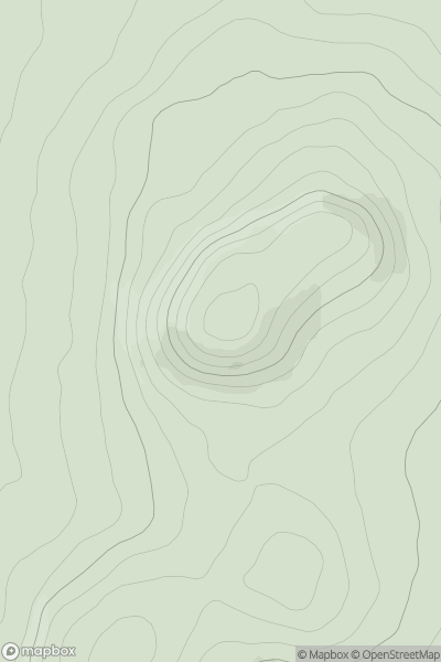 Thumbnail image for Burnswark Hill showing contour plot for surrounding peak