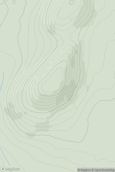 Thumbnail image for Minto Hills showing contour plot for surrounding peak