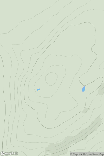 Thumbnail image for Peniel Heugh showing contour plot for surrounding peak