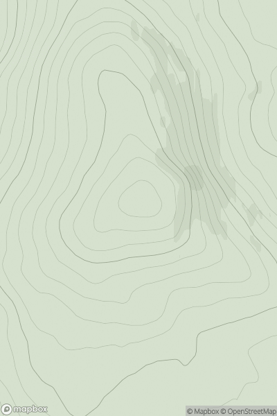 Thumbnail image for Craiglea Hill showing contour plot for surrounding peak