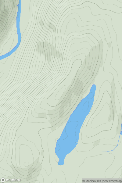 Thumbnail image for Foel Cynwch showing contour plot for surrounding peak