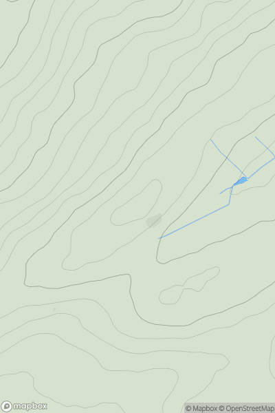 Thumbnail image for Hill of Garvock showing contour plot for surrounding peak