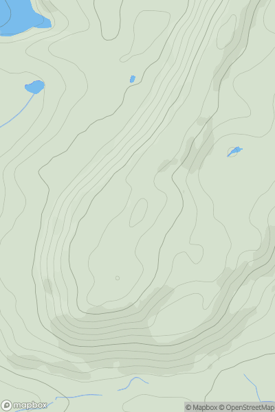Thumbnail image for Llanymynech Hill showing contour plot for surrounding peak