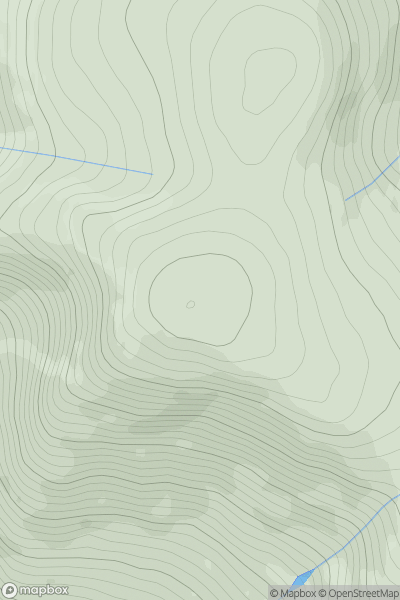 Thumbnail image for Ben Macdui (Beinn Macduibh) showing contour plot for surrounding peak