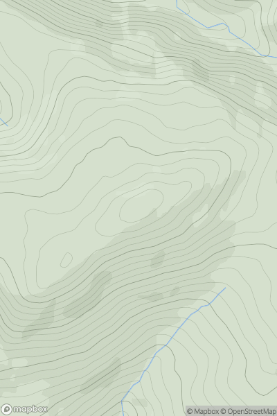 Thumbnail image for Corlan Fraith showing contour plot for surrounding peak