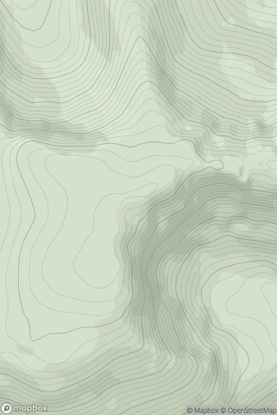 Thumbnail image for Braeriach showing contour plot for surrounding peak