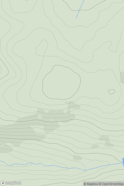 Thumbnail image for Banc Mynyddgorddu showing contour plot for surrounding peak