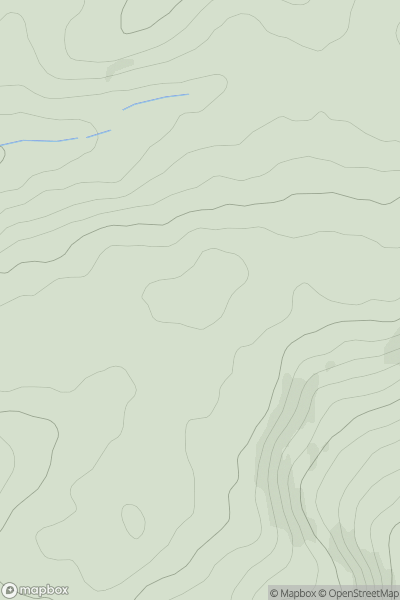 Thumbnail image for Bryn-hir showing contour plot for surrounding peak