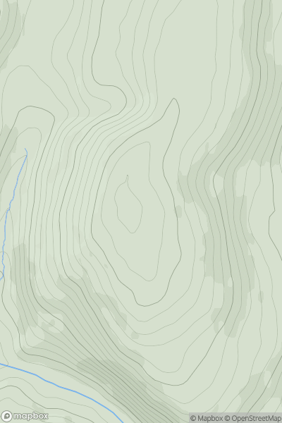 Thumbnail image for Oldchapel Hill showing contour plot for surrounding peak